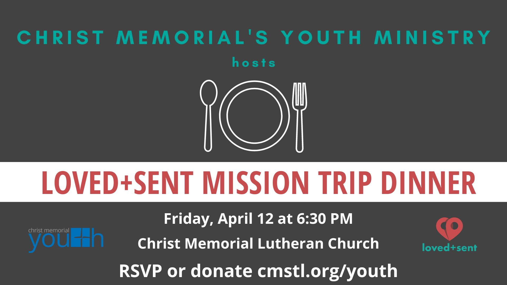 Loved+sent Mission trip April 12 at 6:30 pm hosting a fundraising meal